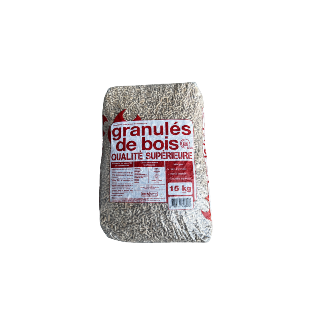 Granulés de bois premium - Palette de 72 sacs