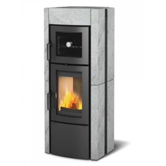 POELE A BOIS ESTER FORNO EVO PIERRE NATURELLE 9.5KW