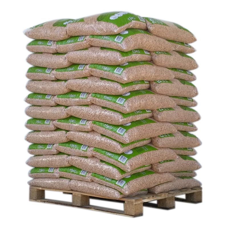 PELLET DIN PELLETS - PALETTE DE 65 SACS DE 15 KG