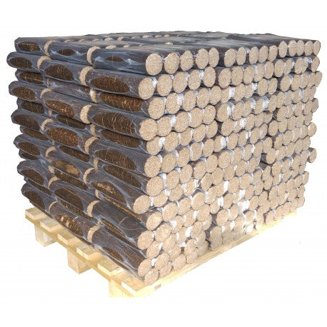 BUCHES DE BOIS COMPRESSÉ PAR PALETTE DE 117 PACKS