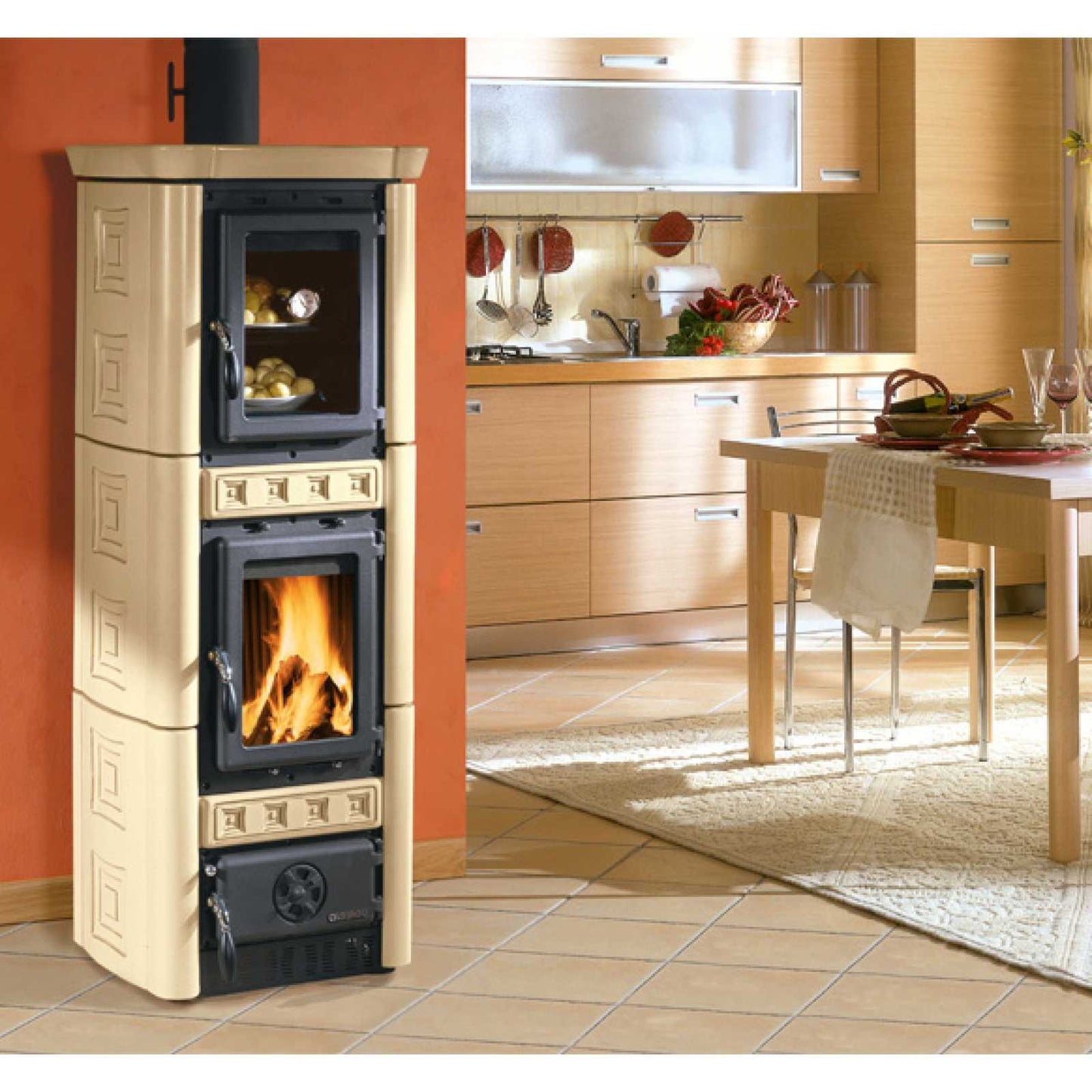 POELE A BOIS GAIA FORNO 7.3KW