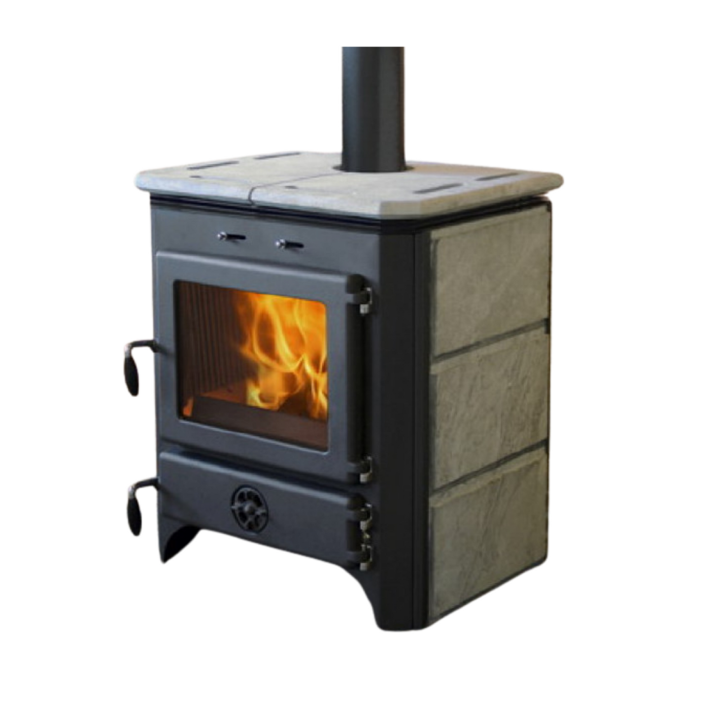 POELE A BOIS/CHARBON VULKAN 21KW